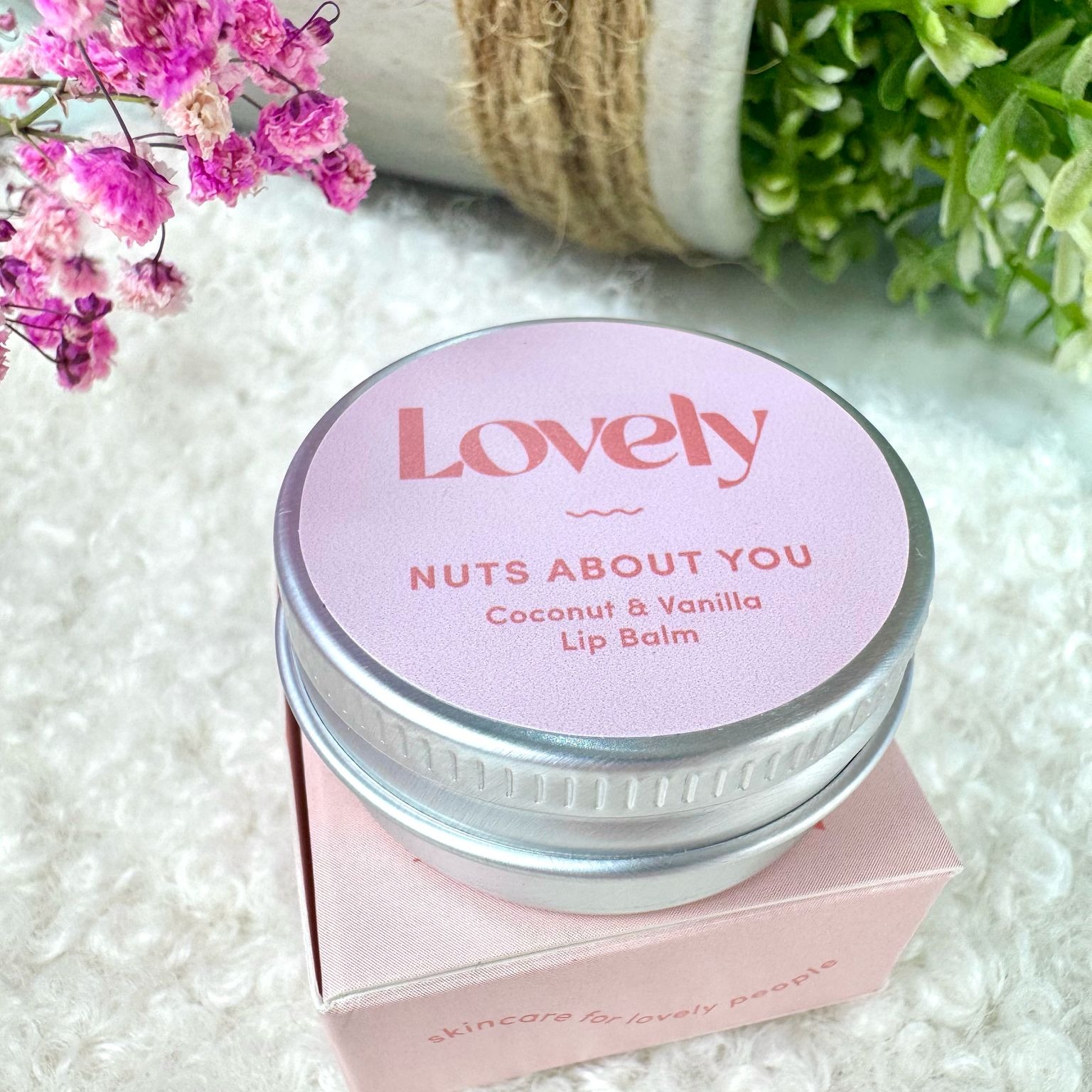 Lovely Coconut and Vanilla Lip Balm - Image 1